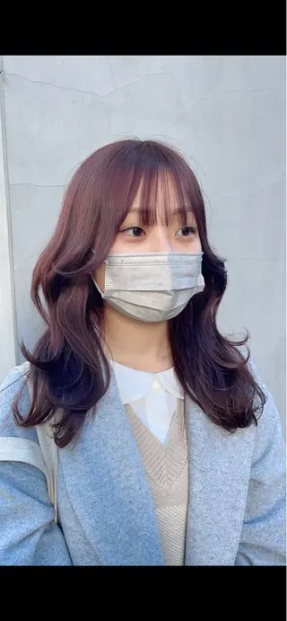 ロング カラー ヘアアレンジ DX SHARE SALON 原宿店所属・レイヤーカット/ 田中 しょうのヘアスタイル