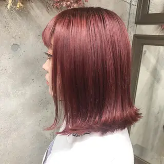 セミロング カラー wakana 【ブリーチカラー】のヘアスタイル