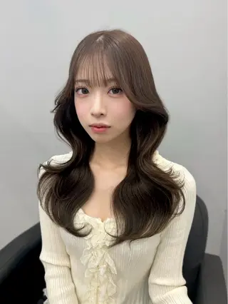 ロング レイヤーカット 韓国風/yukinoのヘアスタイル