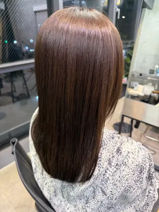 ミディアム カラー SORA表参道所属・🫧縮毛矯正🫧 艶髪/島田晃太郎のヘアスタイル