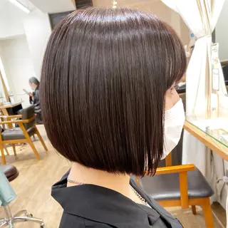 ショート カラー パーマ ヘアアレンジ メンズ キッズ ネイル マツエク・マツパ 横浜Bob美容師🤎 ERINAのヘアスタイル