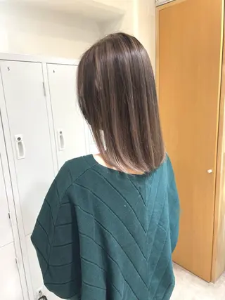 ミディアム カラー 田中大星 /ボブ 縮毛矯正のヘアスタイル