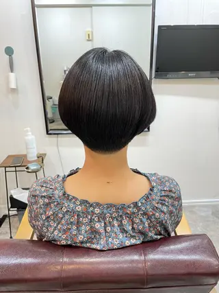 ショート カラー SUN GLOW  サングロウ所属・水素トリートメント／ 髪質改善/ナカノメのヘアスタイル