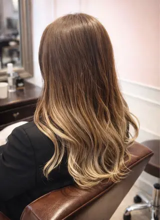 ロング カラー 🌱なゆみ🌱透明感 /ナチュラル/高宮のヘアスタイル