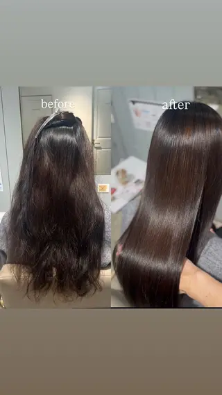 ロング カラー 酸性縮毛矯正/ 髪質改善/信之介のヘアスタイル