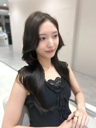 ロング カラー 銀座/オリーブ/ 透明感カラー✨りくのヘアスタイル