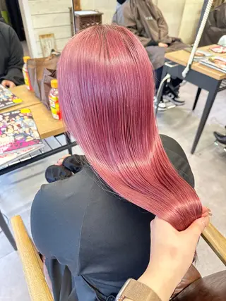 ロング カラー JYUNESU表参道所属・韓国ヘア🇰🇷🎀 透明感カラーのヘアスタイル