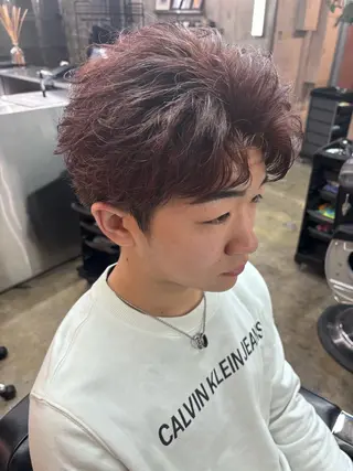 パーマ メンズ 土岐 仁/メンズ専門 パーマ特化美容師🔥のヘアスタイル