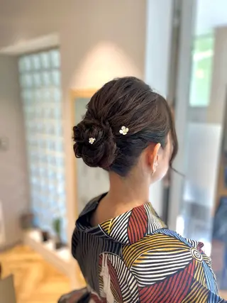 ヘアアレンジ 似合わせヘアメイク 💐オダギリチアキのヘアスタイル