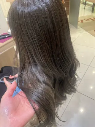 ロング カラー ヘアアレンジ 韓国ヘアメイク🎀/ 縮毛矯正✨山本媛香のヘアスタイル