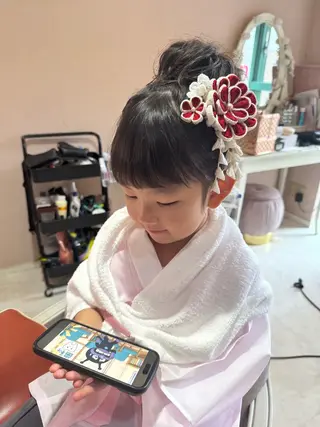 キッズ dispersion所属・磯部 彩のヘアスタイル