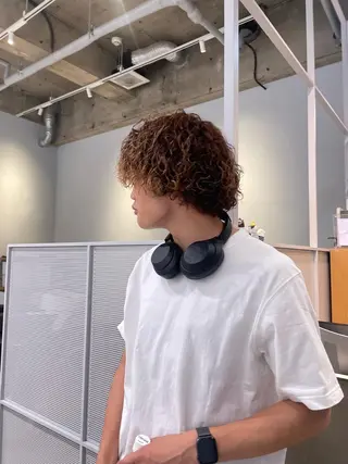 パーマ いまかわ ゆなのヘアスタイル