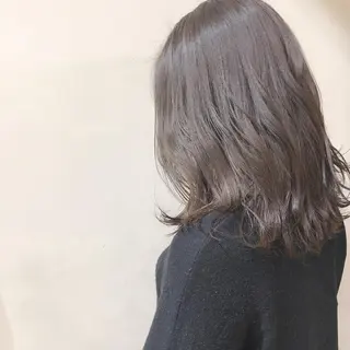 ミディアム カラー ボブ/パーマ 古家 佑真のヘアスタイル