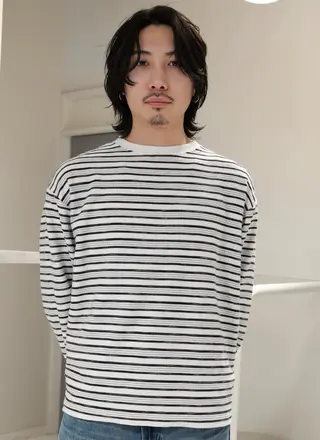 セミロング パーマ メンズ メンズ専門 Stylist吉川のヘアスタイル