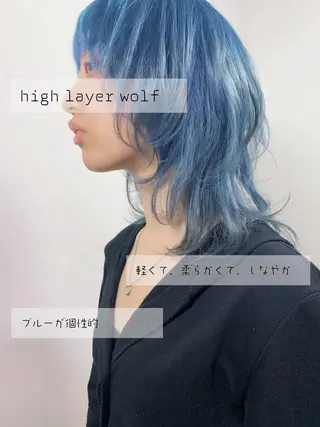 ミディアム カラー tension 【テンション】のヘアスタイル