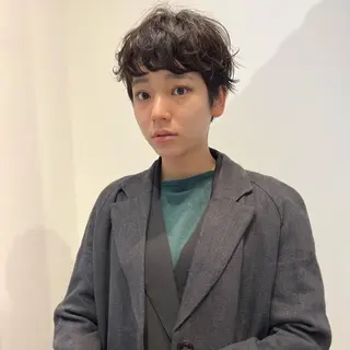 ショート パーマ ゴートゥデイシェアサロン所属・era shioriのヘアスタイル