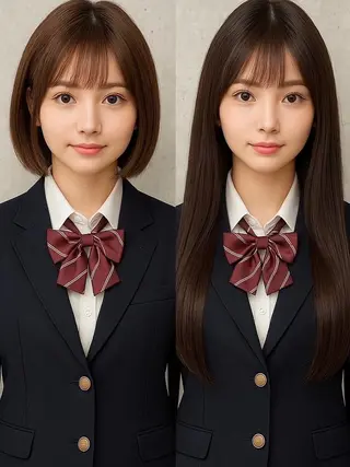 ロング EARTH川越/オー ナー/阿部建のヘアスタイル