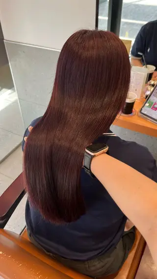 ロング カラー classic 新横浜所属・大人girly🛋️ 🤍yukakoのヘアスタイル