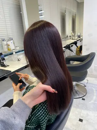 ロング カラー ♥️韓国/ガーリー 暖色misa♥️のヘアスタイル