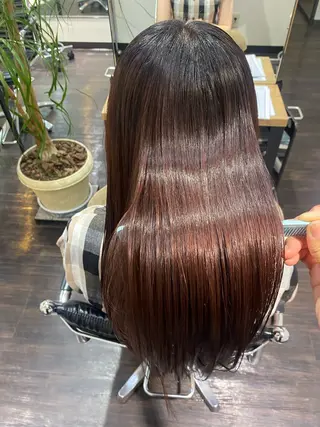 セミロング カラー 美容室Limb所属・髪質改善/縮毛/小林 水葵のヘアスタイル