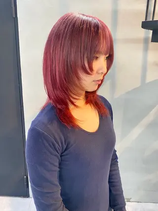 ミディアム カラー 柏 デザインカラー/ レイヤー🐣シオリのヘアスタイル