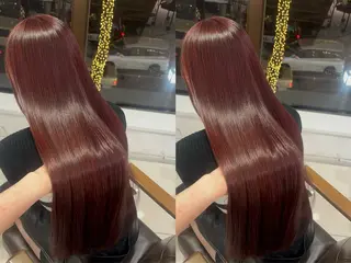 ロング カラー ハイトーンカラー 🤍🫧 長井 律のヘアスタイル