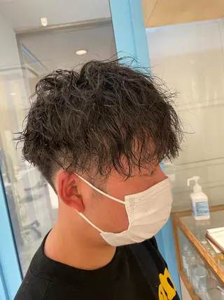 パーマ メンズ 大石 陽菜のヘアスタイル
