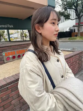 セミロング ボブカットモデル/パ ーマ/harunaのヘアスタイル