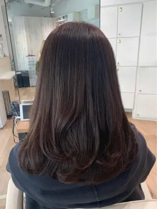 ロング カラー 立川/ブリーチ/ 髪質改善/西川翔真のヘアスタイル