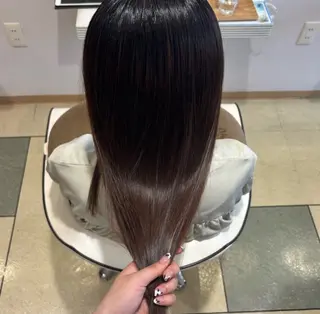 ロング カラー 透明感カラー/ くびれヘア/ユウユのヘアスタイル