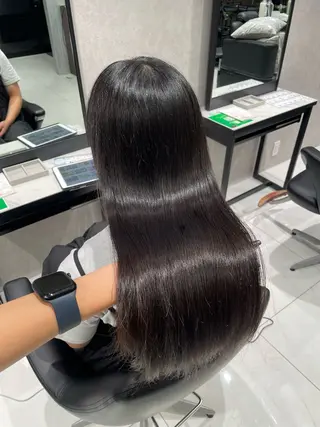 ロング 内藤 藍夏のヘアスタイル