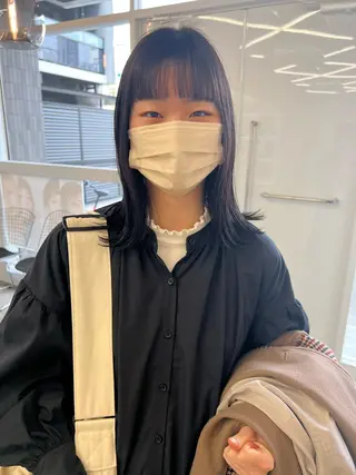 ミディアム 近藤 千裕のヘアスタイル