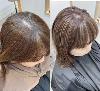 カラー 高難易度縮毛矯正　春日井　Soea(ソイア)所属・多久間 喬介のヘアスタイル