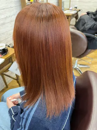 ミディアム 🌈ハイトーンカラー ⋆˚ʚɞにいな🌈のヘアスタイル