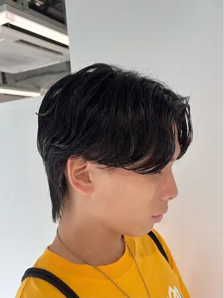 ミディアム パーマ メンズ 🏆メンズヘア特化 🥇代表りんぺーのヘアスタイル