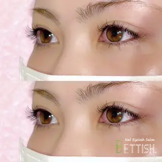 マツエク・マツパ BETTISH🩵 SERIのマツエク・マツパデザイン