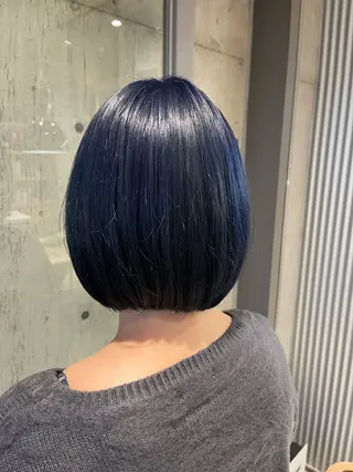 ミディアム カラー ヘアアレンジ 髪質改善・艶カラー・ ボブ・リクト💥のヘアスタイル