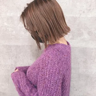 ショート カラー 髪質改善 中川　翔のヘアスタイル