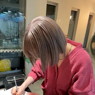 ロング カラー 🩵ྀིハイトーン みほ🎀🫐のヘアスタイル