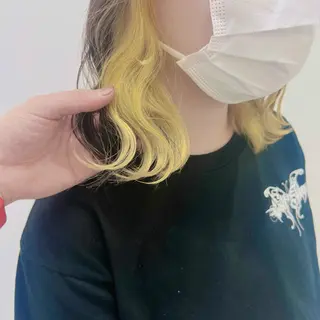 ミディアム カラー 韓国スタイル🇰🇷 トレンドレイヤー🪡のヘアスタイル