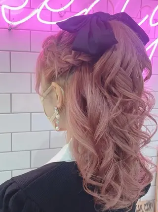 セミロング ヘアメイク/着付 AYAKAのヘアスタイル