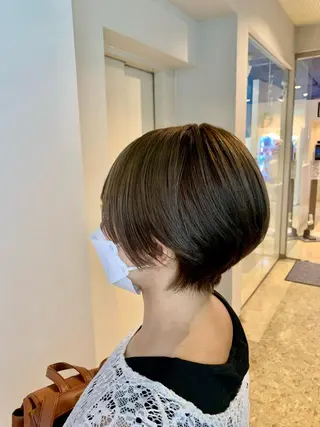 ショート うしだ かおるのヘアスタイル