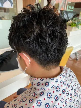 ショート パーマ メンズ OXCREATION / ガクトのヘアスタイル