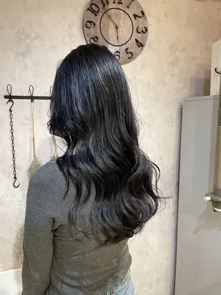 ロング カラー ヘアアレンジ 髪質改善カラー🫧 横浜/liberteのヘアスタイル