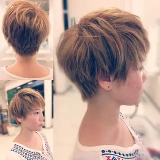 ショート いけだ ゆうのヘアスタイル