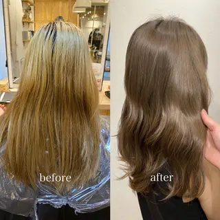 ロング カラー Hair　space Rizm　green所属・sayumi 🍒のヘアスタイル