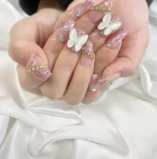 ネイル マツエク・マツパ アイブロウ pu muのネイルデザイン