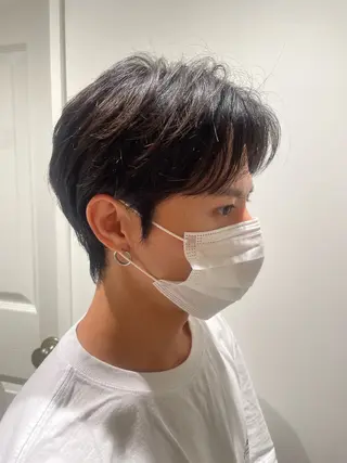 メンズ アイブロウ ピノシーループユナイテッド所属・暖色/ブリーチ/メン ズパーマ/ﾐﾜﾁｶｺのヘアスタイル