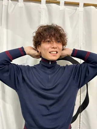 カラー パーマ メンズ nishihama nanaのヘアスタイル