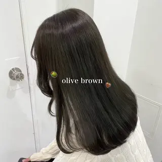 ロング カラー 韓国っぽ♡寒色/暗髪 🫧MOEKA🦋のヘアスタイル